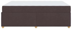 Estrutura da Cama Outros Castanho escuro 160 x 200 cm tecido
