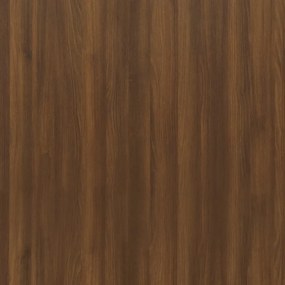 Aparador com 4 gavetas 60x30,5x71 cm carvalho castanho
