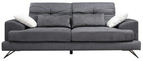 Sofá de 2 Lugares Frido – Antracite – 185x92x79 cm