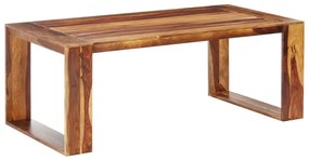 vidaXL Mesa de jantar 200x100x76 cm madeira maciça