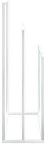 Toalheiro de pé 48x24x79 cm ferro branco