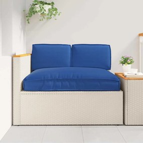 vidaXL Conjunto de Almofadas para Palete 3 pcs Azul Royal