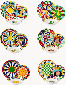 Conjunto de loiça em porcelana Sicilian Rhapsody, 6 pessoas, conjunto de 18