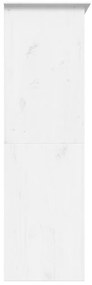 Roupeiro BODO 146x53,5x173 cm madeira de pinho maciça branco
