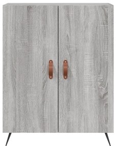 Armário alto 69,5x34x180 cm derivados de madeira sonoma cinza
