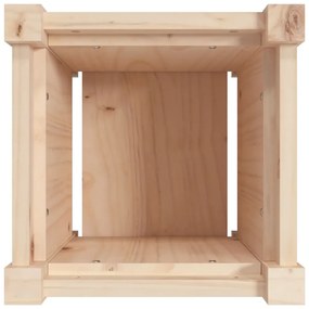 Vasos/floreiras de jardim 2 pcs madeira de pinho maciça