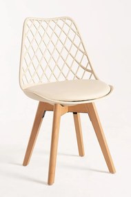 Pack 6 Cadeiras Mima - Beige