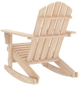 Cadeira Adirondack de baloiçar para jardim abeto maciço