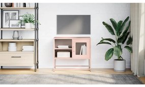 Móvel de TV 68x39x60,5 cm aço rosa