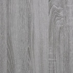 Mesa de centro 80x50x40 cm derivados madeira/ferro cinza sonoma