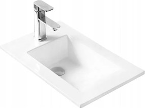 Mexen Alir lavatório embutido no tampo 34 x 55 cm, branco - 25503400