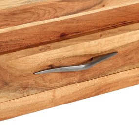 Mesa consola 110x34x74 cm madeira de acácia maciça