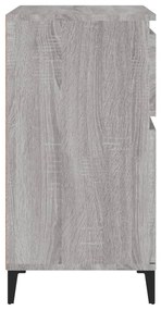 Aparador 60x35x70 cm derivados de madeira cinzento sonoma
