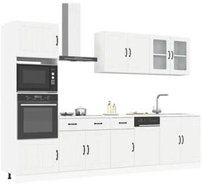 vidaXL 7 peças armário de cozinha conjunto Kalmar branco
