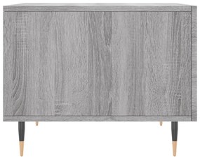 Mesas de centro 2 pcs 50x50x40 cm madeira proc. sonoma cinza