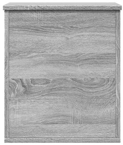 Caixa de arrumação 40x42x46 cm derivados madeira cinza sonoma