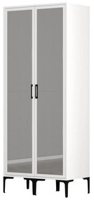 Guarda-roupa Kumsal RR – Branco – 80x47,5x201,4 cm