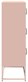 Móvel alto 68x39x123 cm aço rosa