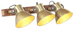Candeeiro de parede industrial 65x25 cm E27 bronze