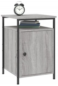 Mesas cabeceira 2 pcs 40x42x60cm deriv. madeira cinzento sonoma