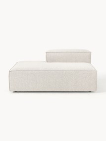 Módulo chaise longue em bouclé Lennon