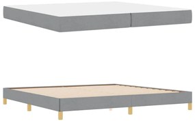 Cama Box Taupe, Marrom 200 x 200 cm