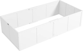 PawHut Caixa de parto para cães e filhotes, com entradas ajustáveis, para cães grandes e pequenos, 196 x 96 x 48 cm, Branco | Aosom Portugal