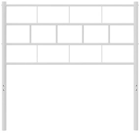 Cabeceira de cama 80 cm metal branco