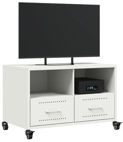 Móvel de TV 68x39x43,5 cm aço branco