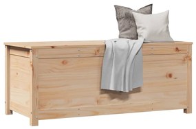 Caixa de arrumação 110x50x45,5 cm madeira de pinho maciça