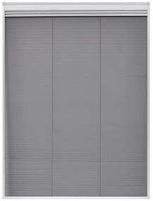 Tela anti-insetos plissada janela + quebra-luz alumínio 60x80cm