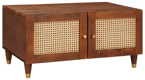 vidaXL Mesa de centro 80 x 50 x 40 cm Madeira de manga maciça