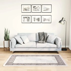 Tapete lavável antiderrapante 80x150 cm bege-claro