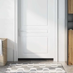 vidaXL Selos de Escovas para Porta com Parafuso 6 pcs Preto 100 cm