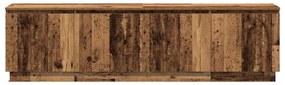 Armário de TV com LED Madeira Velha 180x38x49 cm Madeira de Engenharia