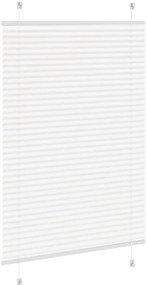 Branco Plissada Cega 95x100 cm Largura Tecido 94,4 cm Poliéster