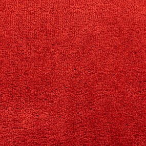 Tapete de pelo curto OVIEDO 140x200 cm vermelho