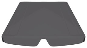 Toldo suplente baloiço 188/168x145/110cm antracite