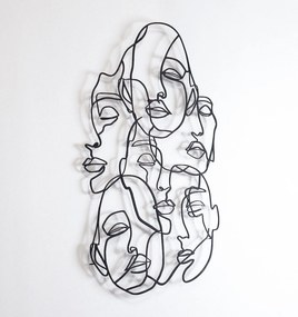 Acessório Decorativo de Parede Apt743 – Preto – 44 x 60 cm