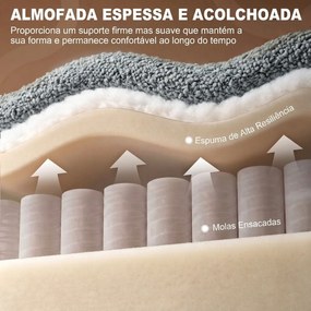 Poltrona Relax Reclinável Elétrico em Tecido Efeito Linho com Molas Apoio para os Pés Telecomando USB e 2 Bolsos Laterais Verde