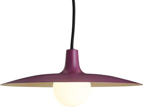 Candeeiro suspenso retro roxo para sistema de calhas monofásico - Slimline Panzi