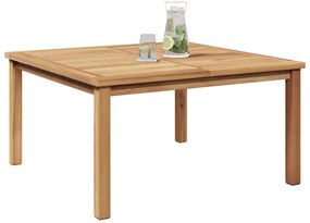Mesa de centro Castanho 85 x 85 x 45 cm Madeira de teca sólida