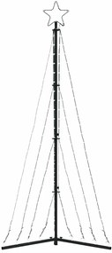 LED Árvore de Natal 339 LEDs Azul 187 cm