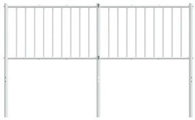 Cabeceira de cama 150 cm metal branco