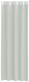 Cortinas de voile com ilhós 2 pcs cinzento-claro 140x260 cm