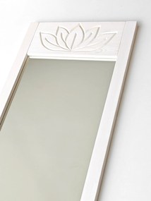 Espelho Cheval Lotus – Branco – 55x155x2 cm