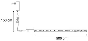 Fita LED 5 Metros Dim to Warm 17.5W 1250LM 3000-6500K Design