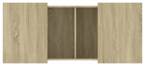 Mesa de centro 80x55x40 derivados de madeira carvalho sonoma