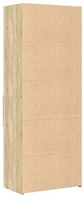 Armário alto 70x42,5x185 cm derivados madeira carvalho sonoma