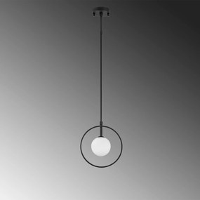 Candeeiro Geometri – Preto/Branco – 21 x 12 cm